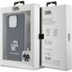 Karl Lagerfeld Karl Lagerfeld KLHCP15LSAKCPSK iPhone 15 Pro 6.1" hardcase czarny/black Crossbody Saffiano Metal Pin Karl & Choupette