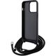 Karl Lagerfeld Karl Lagerfeld KLHCP15XSAKCPSK iPhone 15 Pro Max 6.7" hardcase czarny/black Crossbody Saffiano Metal Pin Karl & Choupette