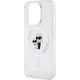 Karl Lagerfeld Karl Lagerfeld KLHMP15LHGKCNOT iPhone 15 Pro 6.1" transparent hardcase Karl&Choupette Glitter MagSafe