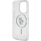Karl Lagerfeld Karl Lagerfeld KLHMP15LHGKCNOT iPhone 15 Pro 6.1" transparent hardcase Karl&Choupette Glitter MagSafe