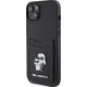 Karl Lagerfeld Karl Lagerfeld KLHCP15SSAPKCNPK iPhone 15 6.1" czarny/black hardcase Saffiano Cardslot Karl&Choupette Metal Pin
