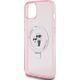Karl Lagerfeld Karl Lagerfeld KLHMP15SHMRSKCP iPhone 15 6.1" różowy/pink hardcase Ring Stand Karl&Choupettte MagSafe