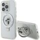 Karl Lagerfeld Karl Lagerfeld KLHMP14LHMRSKCH iPhone 14 Pro 6.1" bialy/white hardcase Ring Stand Karl&Choupettte MagSafe