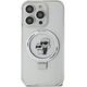 Karl Lagerfeld Karl Lagerfeld KLHMN61HMRSKCH iPhone 11 / Xr 6.1" bialy/white hardcase Ring Stand Karl&Choupettte MagSafe