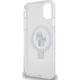 Karl Lagerfeld Karl Lagerfeld KLHMN61HMRSKCH iPhone 11 / Xr 6.1" bialy/white hardcase Ring Stand Karl&Choupettte MagSafe