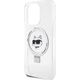 Karl Lagerfeld Karl Lagerfeld KLHMP15LHMRSCHH iPhone 15 Pro 6.1" biały/white hardcase Ring Stand Choupette Head MagSafe