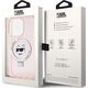 Karl Lagerfeld Karl Lagerfeld KLHMP15LHMRSCHP iPhone 15 Pro 6.1" różowy/pink hardcase Ring Stand Choupette Head MagSafe