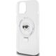 Karl Lagerfeld Karl Lagerfeld KLHMP15SHMRSKHH iPhone 15 6.1" biały/white hardcase Ring Stand Karl Head MagSafe