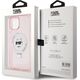 Karl Lagerfeld Karl Lagerfeld KLHMP15SHMRSCHP iPhone 15 6.1" różowy/pink hardcase Ring Stand Choupette Head MagSafe