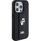 Karl Lagerfeld Karl Lagerfeld KLHCP15LGSAKCPK iPhone 15 Pro 6.1" czarny/black hardcase Gripstand Saffiano Karl&Choupette Pins
