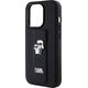 Karl Lagerfeld Karl Lagerfeld KLHCP15LGSAKCPK iPhone 15 Pro 6.1" czarny/black hardcase Gripstand Saffiano Karl&Choupette Pins