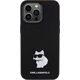 Karl Lagerfeld Karl Lagerfeld KLHCP15LSMHCNPK iPhone 15 Pro 6.1" czarny/black Silicone Choupette Metal Pin