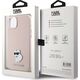 Karl Lagerfeld Karl Lagerfeld KLHCP15MSMHCNPP iPhone 15 Plus 6.7" różowy/pink Silicone Choupette Metal Pin