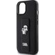 Karl Lagerfeld Karl Lagerfeld KLHCP15MGSAKCPK iPhone 15 Plus 6.7" czarny/black hardcase Gripstand Saffiano Karl&Choupette Pins
