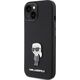 Karl Lagerfeld Karl Lagerfeld KLHCP15SSMHKNPK iPhone 15 6.1" czarny/black Silicone Ikonik Metal Pin