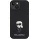 Karl Lagerfeld Karl Lagerfeld KLHCP15SSMHKNPK iPhone 15 6.1" czarny/black Silicone Ikonik Metal Pin