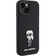 Karl Lagerfeld Karl Lagerfeld KLHCP15SSMHKNPK iPhone 15 6.1" czarny/black Silicone Ikonik Metal Pin