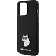 Karl Lagerfeld Karl Lagerfeld KLHCP15XSMHCNPK iPhone 15 Pro Max 6.7" czarny/black Silicone Choupette Metal Pin