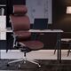 Krzesło biurowe Diablo Chairs Fotel ergonomiczny Diablo V-Commander: czarno-burgundowy