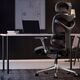 Krzesło biurowe Diablo Chairs Fotel ergonomiczny Diablo V-Commander: czarno-burgundowy