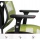 Krzesło biurowe Diablo Chairs Fotel ergonomiczny Diablo V-Basic: czarno-zielony