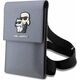 Karl Lagerfeld Torebka Karl Lagerfeld Saffiano Karl & Choupette Head (Klwbsakcpmg) Srebrne