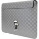 Karl Lagerfeld Karl Lagerfeld Sleeve KLCS14SAKHPKG 14" srebrny/silver Saffiano Monogram Ikonik