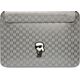 Karl Lagerfeld Karl Lagerfeld Sleeve KLCS14SAKHPKG 14" srebrny/silver Saffiano Monogram Ikonik