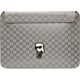 Karl Lagerfeld Karl Lagerfeld Sleeve KLCS14SAKHPKG 14" srebrny/silver Saffiano Monogram Ikonik