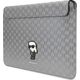 Karl Lagerfeld Karl Lagerfeld Sleeve KLCS14SAKHPKG 14" srebrny/silver Saffiano Monogram Ikonik