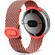 Google - Armband fur Smartwatch - 137-203 mm - korallefarben - fur Google Pixel Watch