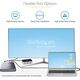 Kieszeń StarTech StarTech.com 4 Bay Thunderbolt 3 NVMe Enclosure, For M.2 NVMe SSD Drives, 1x DisplayPort Video/ 2x TB3 Downstream Ports, 40Gbps, 72W Power Supply, External Hard Drive Enclosure, SSD enclosure, M.2, M.2, 40 Gbit/s, USB connectivity, Black