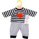 Zapf Ubranko Strój sportowy w paski Dolly Moda dla lalki Baby Born