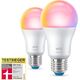 WiZ WiZ,Bulb,8,5W,2200-6500 (RGB),A60,E27,2 pcs lightsource