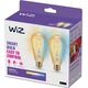 WiZ WiZ,ST64 Edison,7W,2000-5000,ST64,E27,2 pcs lightsource