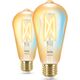 WiZ WiZ,ST64 Edison,7W,2000-5000,ST64,E27,2 pcs lightsource