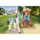 Playmobil Zestaw z figurkami Horses 71358 Ellie i Sawdust ćwiczące western riding