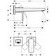 Bateria umywalkowa Hansgrohe Concealed washbasin mixer Hansgrohe Metropol 32526140