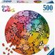 Ravensburger Puzzle 500 elementów Paleta kolorów Tropiki