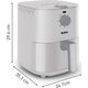 Frytkownica beztłuszczowa Tefal Tefal EY130A10 Easy Fry Essential Fryer, White