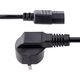 Kabel zasilający StarTech Cable StarTech EU Shuko to C13 1m Black