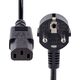 Kabel zasilający StarTech Cable StarTech EU Shuko to C13 1m Black