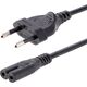 Kabel zasilający StarTech Cable StarTech EU Shuko to C7 2m Black