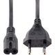 Kabel zasilający StarTech Cable StarTech EU Shuko to C7 2m Black