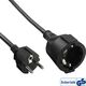 InLine InLine® Power Extension Cable Type F black 1.5m