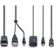 Adapter USB StarTech Cable StarTech KVM 2-Port USB A+C DP Switch 4K
