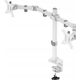 Deltaco Uchwyt biurkowy na 2 monitory 13" - 32" (GAM-040-W)