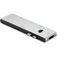 Adapter USB Deltaco USB-C jungčių stotelė DELTACO USB-C į HDMI/DisplayPort/USB-A/USB-C/atminties kortelės skaitytuvas, 3840x2160, PD 100W, pilka / USBC-HDMI21