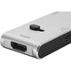 Adapter USB Deltaco USB-C jungčių stotelė DELTACO USB-C į HDMI/DisplayPort/USB-A/USB-C/atminties kortelės skaitytuvas, 3840x2160, PD 100W, pilka / USBC-HDMI21