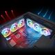 Wentylator Thermaltake SWAFAN EX12 ARGB Biały 3-pack (CL-F169-PL12SW-A)